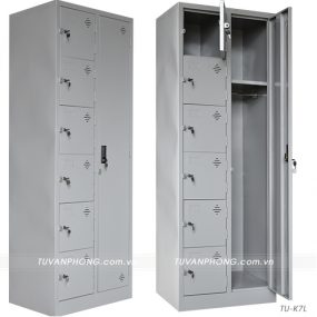 Tủ Locker 7 cánh lệch TU-K7L